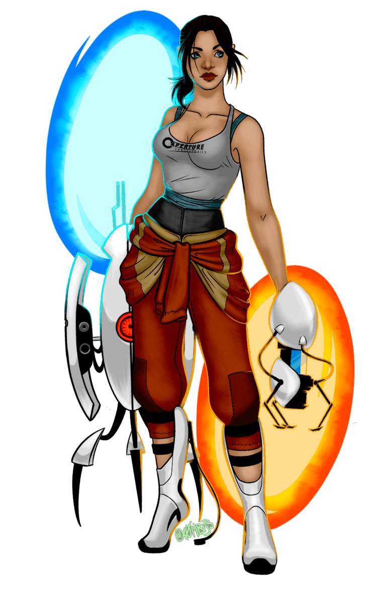 Chell (Portal) PORTAL 2 chell by x0mbi3s on Newgrounds