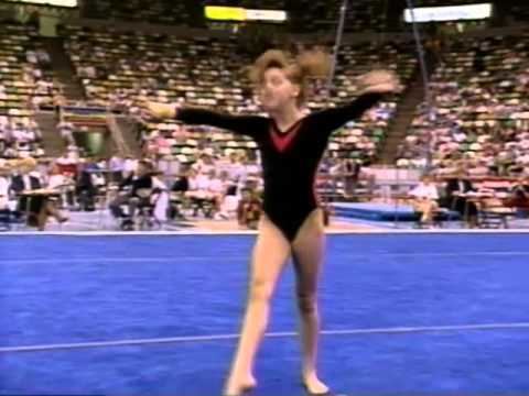 Chelle Stack Chelle Stack Floor Exercise 1989 US Gymnastics Championships