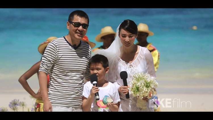 Chen Jianbin Chinese famous actor Chen Jianbin and Jiang Qinqin Mauritius wedding