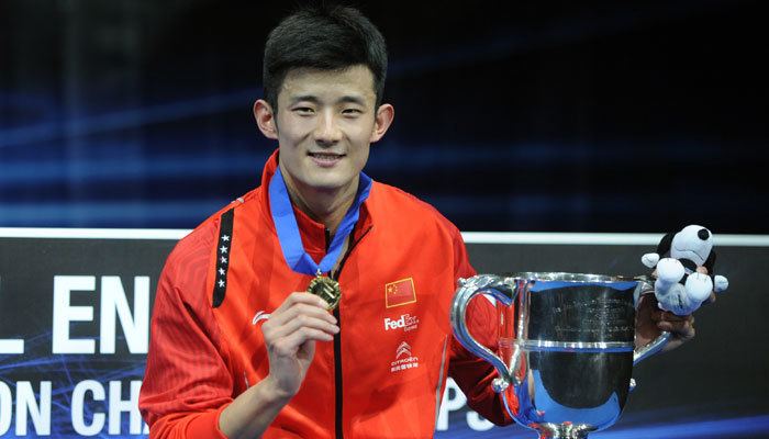 Chen Long Chen Long survives Jan Jorgensen challenge to win All