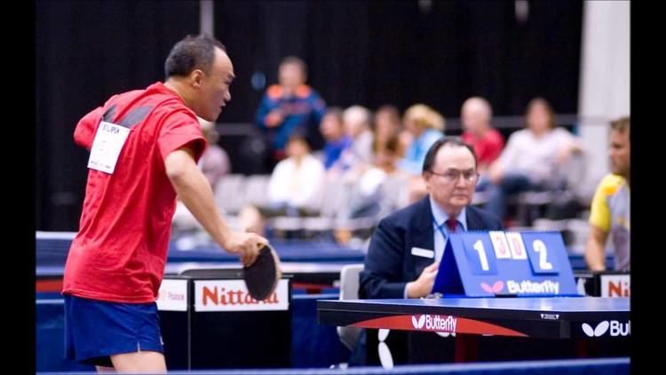 Chen Longcan World Champion Chen Longcan plays the US Open Table Tennis