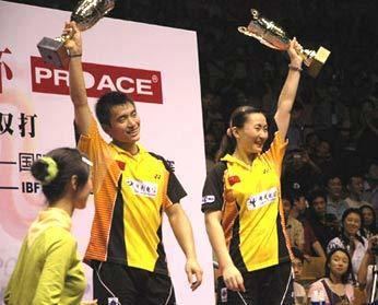 Chen Qiqiu Chen QiqiuZhao Tingting Runnerup in Mixed Doubles