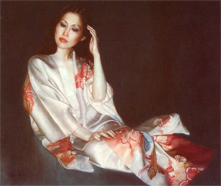 Chen Yifei Pinturas de Chen Yifei Artes amp Humor de Mulher