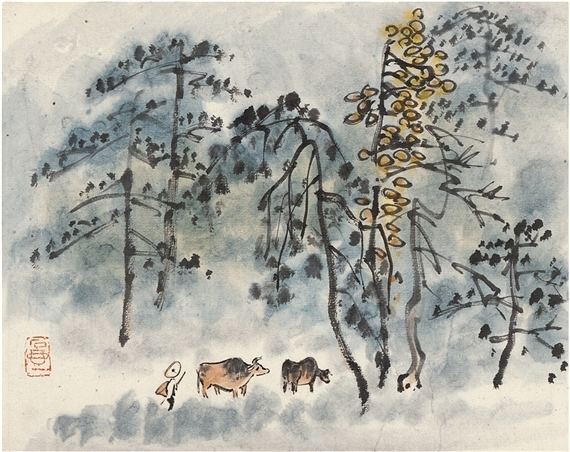 Chen Zizhuang Chen Zizhuang Rural Life Ink and color on paper