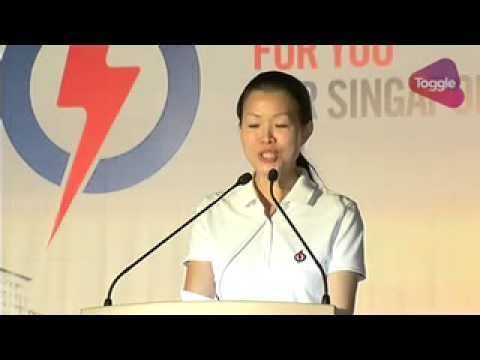 Cheng Li Hui GE2015 Cheng Li Hui speaks at PAP rally in Tampines Sep 8 YouTube