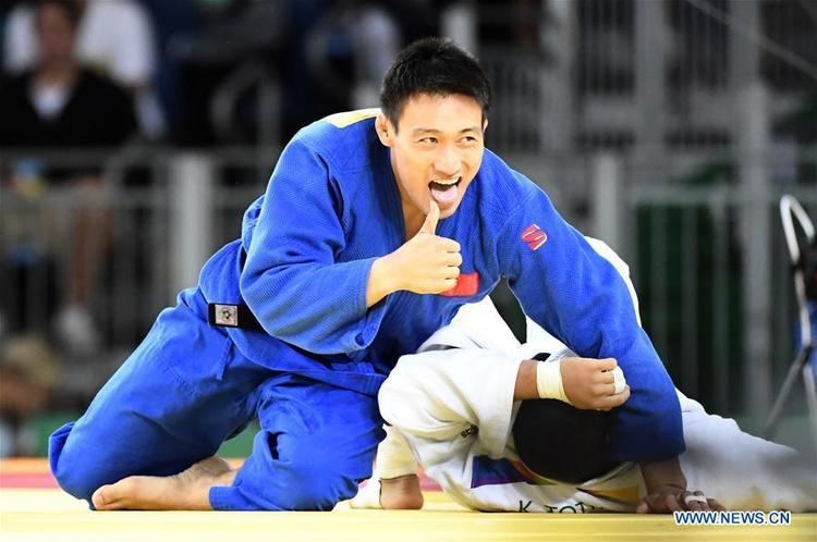 Cheng Xunzhao Cheng Xunzhao beats Sweden39s Nyman to advance to judo men39s 90KG