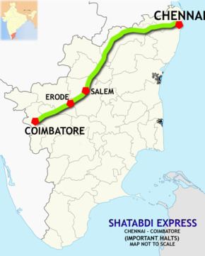 Chennai Central–Coimbatore Shatabdi Express Chennai CentralCoimbatore Shatabdi Express Wikipedia