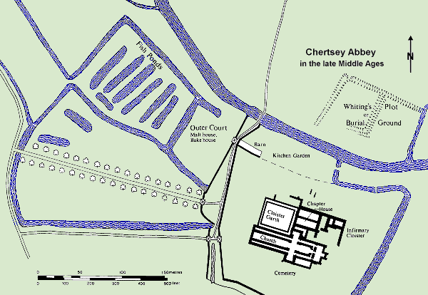 Chertsey Abbey The Medieval Abbey