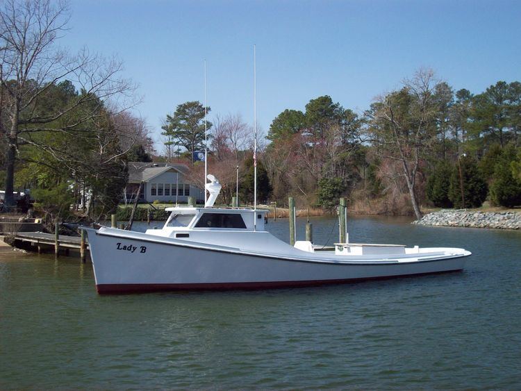 Chesapeake Bay deadrise This traditional Chesapeake Bay deadrise was built by Alvin Sibley