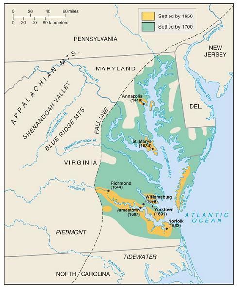 The Colonization Of The Chesapeake Region