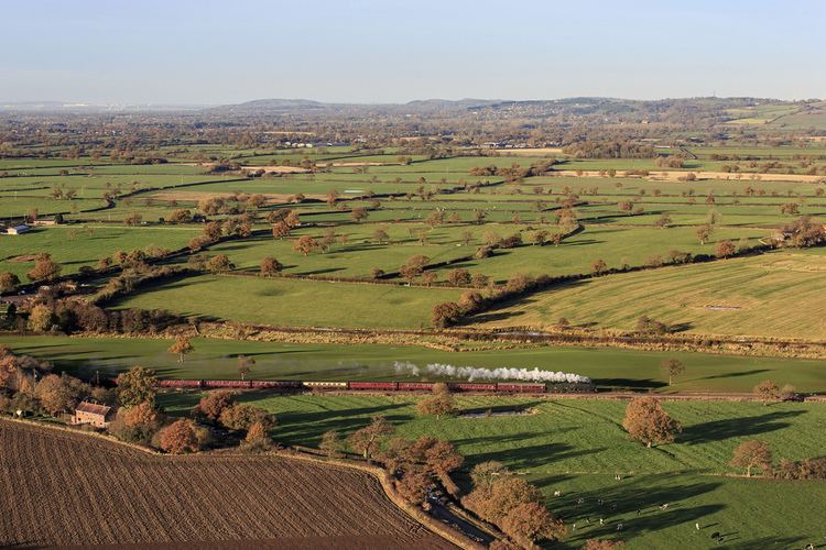 Cheshire Plain Oliver Cromwell over the Cheshire Plains 70013 Oliver Crom Flickr
