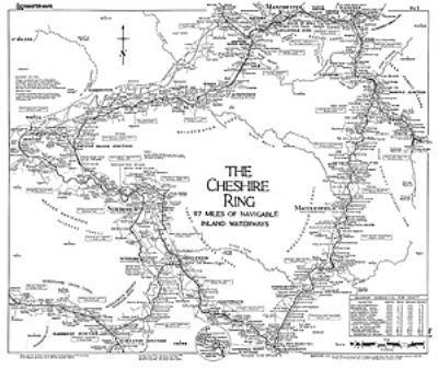 Cheshire Ring Lockmaster Map No5 The Cheshire RingChandlery World