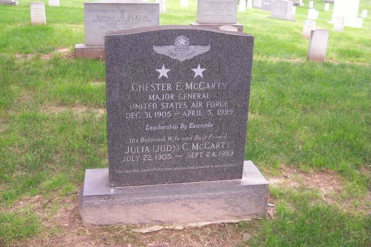 Chester E. McCarty Chester E McCarty Major General United States Air Force