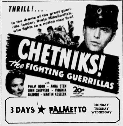 Chetniks! The Fighting Guerrillas Hollywood vs History Fact or Fiction Chetniks Pogledi