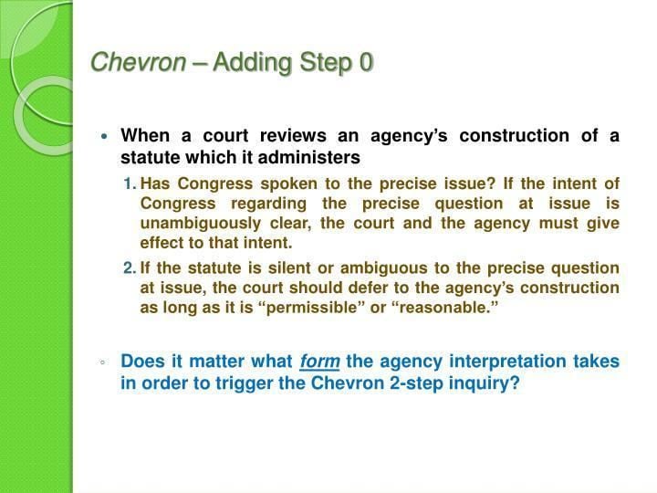 Chevron U.S.A., Inc. v. Natural Resources Defense Council, Inc. imageslideservecom983623chevronaddingstep0