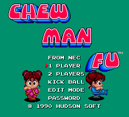 Chew Man Fu Play Chew Man Fu NEC TurboGrafx 16 online Play retro games online