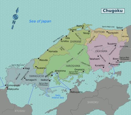 Chūgoku region Chugoku travel guide Wikitravel