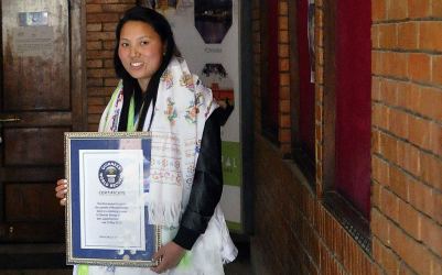 Chhurim Guinness record for Nepali woman mountaineer Above the