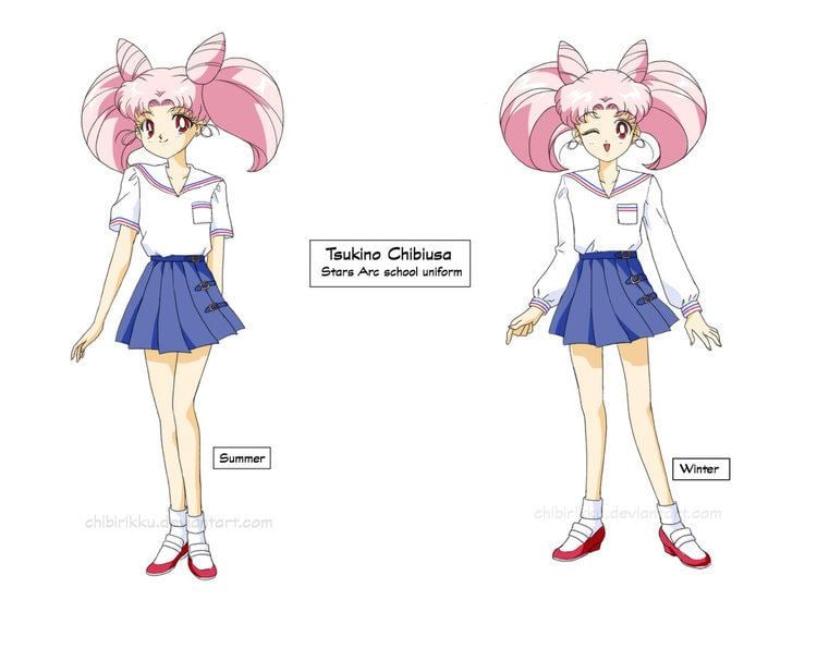 Chibiusa Chibiusa Stars Arc school uniform by ChibiRikku on DeviantArt