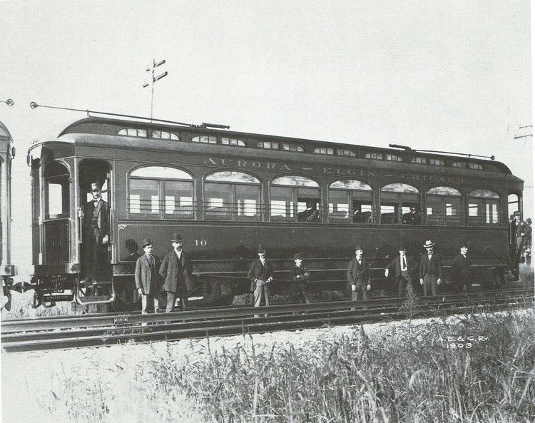 Chicago Aurora and Elgin Railroad rolling stock