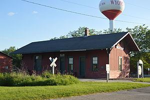 Chicago, Burlington & Quincy Railroad Depot (Wyoming, Illinois) httpsuploadwikimediaorgwikipediacommonsthu