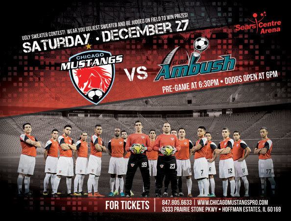 Chicago Mustangs (2012–) MASL this week St Louis Ambush at Chicago Mustangs Go Live Sports