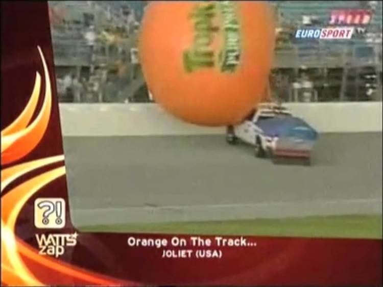 Chicagoland 400 2004 Tropicana 400 Qualifying Giant Orange on the Track YouTube