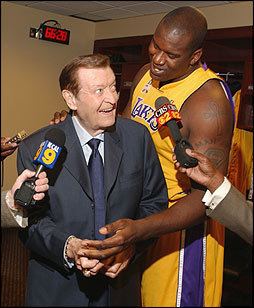 Chick Hearn LAKERS Voice of the Lakers Was Teams Constant Throughout the Years