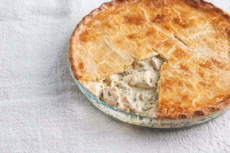 Chicken and mushroom pie Chicken and Mushroom Pie Recipe with Cheddar Pastry Great British