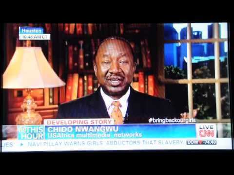 Chido Nwangwu CHIBOK Girls n Boko Haram CNN Live intvw wt Chido Nwangwu by John