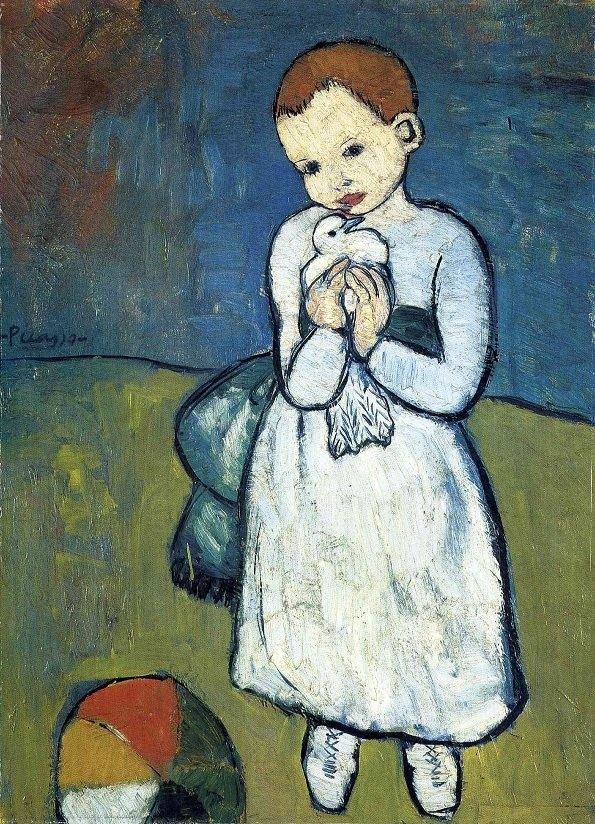 Child with a Dove wwwpablopicassoorgimagespaintingschildwitha
