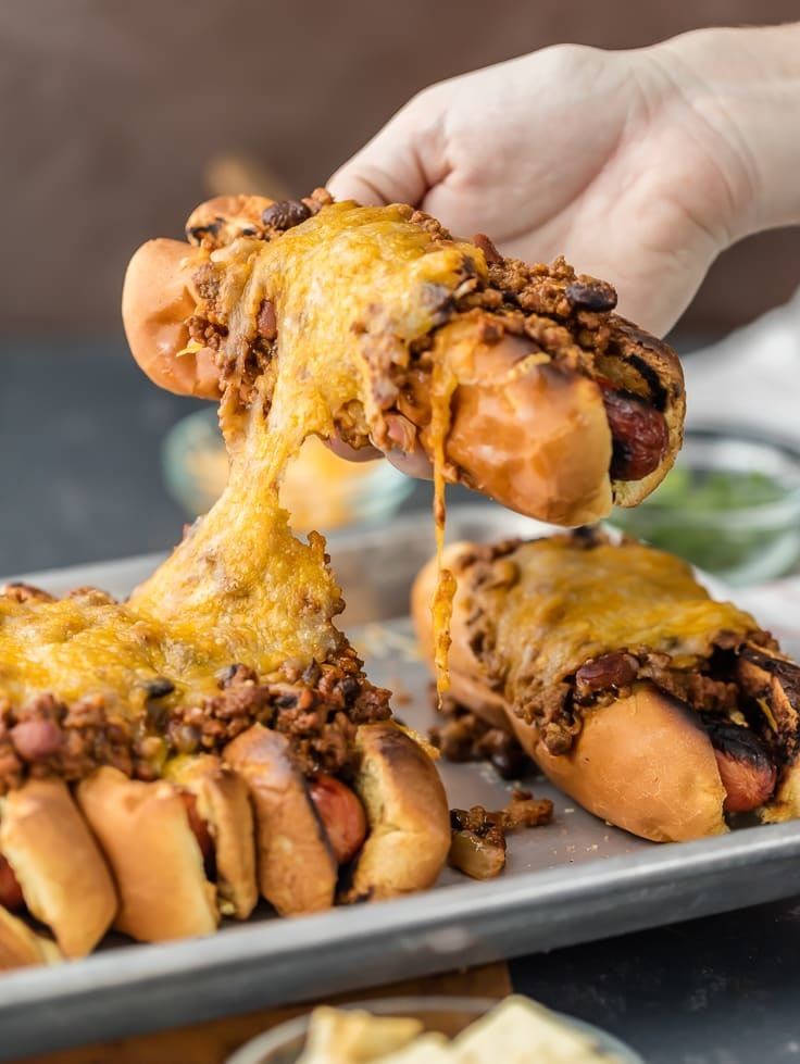 Chili dog Best Ever Chili Dog Recipe The Cookie Rookie