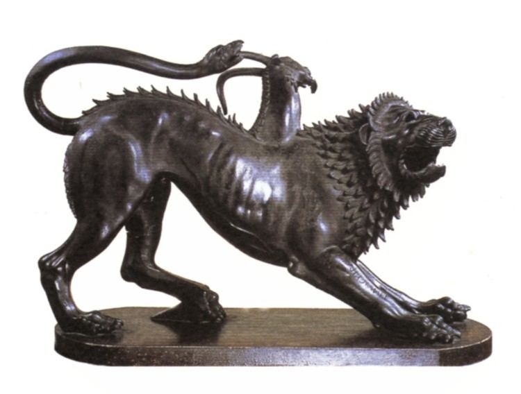 Chimera of Arezzo Chimera of Arezzo Etruscan Art c 400 BC Pictify your social