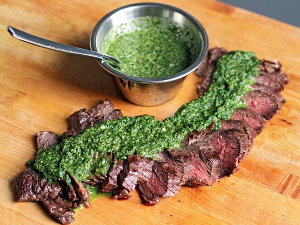 Chimichurri Dinner Tonight Ted Allen39s Grilled Steak with Roasted Jalapeo