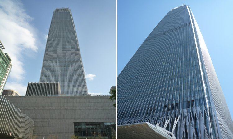 China World Trade Center Tower III SOM Announces Opening of LEED Gold Tower Tallest in Beijing China