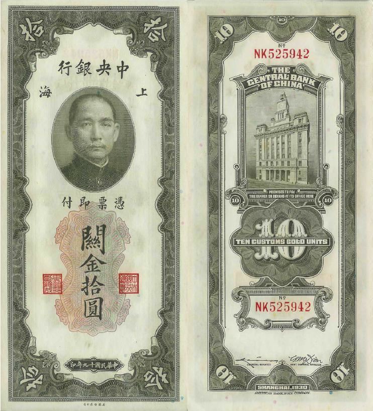 Chinese customs gold unit