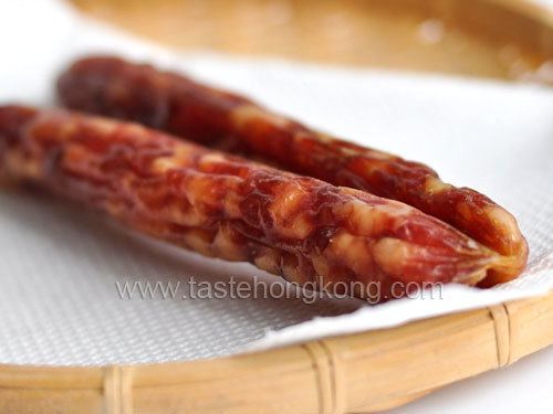 Chinese sausage Chinese Preserved Sausage Hong Kong Food Blog with Recipes