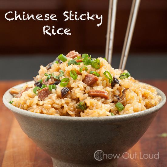 Chinese sticky rice Chinese Sticky Rice Chew Out Loud