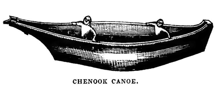 Chinookan peoples FileChinookCanoe1844jpg Wikipedia