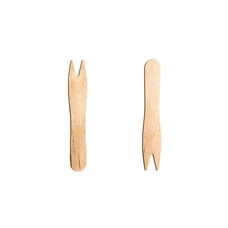 Chip fork Wooden Birchwood Chip Fork 90mm 35quot from our home by Mr Chip