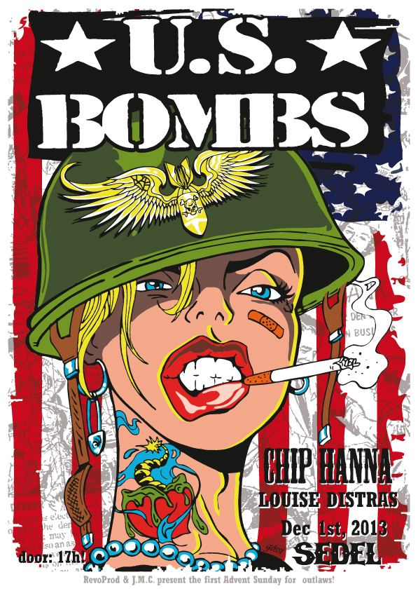 Chip Hanna US Bombs Chip Hanna Louise Distras Musikzentrum Sedel