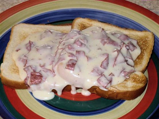 Chipped beef Creamed Chipped Beef On Toast Recipe Foodcom