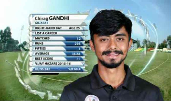 Chirag Gandhi Chirag Gandhi scores unbeaten 136 to lift Gujarat to 3008 in Irani