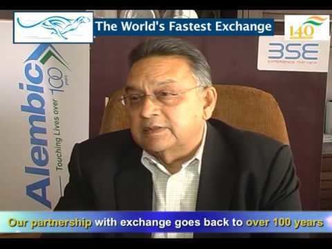 Chirayu Amin Chirayu Amin CMD Alembic Pharma on 140 years of BSE YouTube