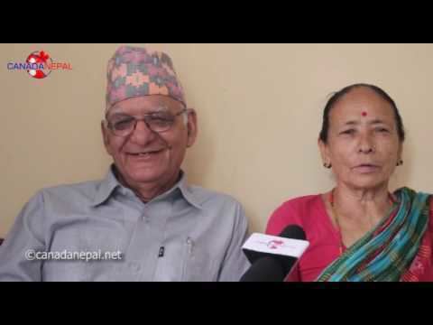 Chitra Bahadur K.C. Chitra Bahadur KC And Wife Parbati KC Interview Canada Nepal