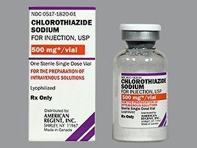 Chlorothiazide chlorothiazide sodium intravenous Uses Side Effects Interactions