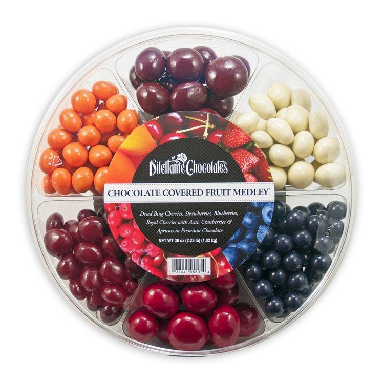 Chocolate covered fruit Premium Chocolate Covered Dried Fruit Dilettante Chocolates