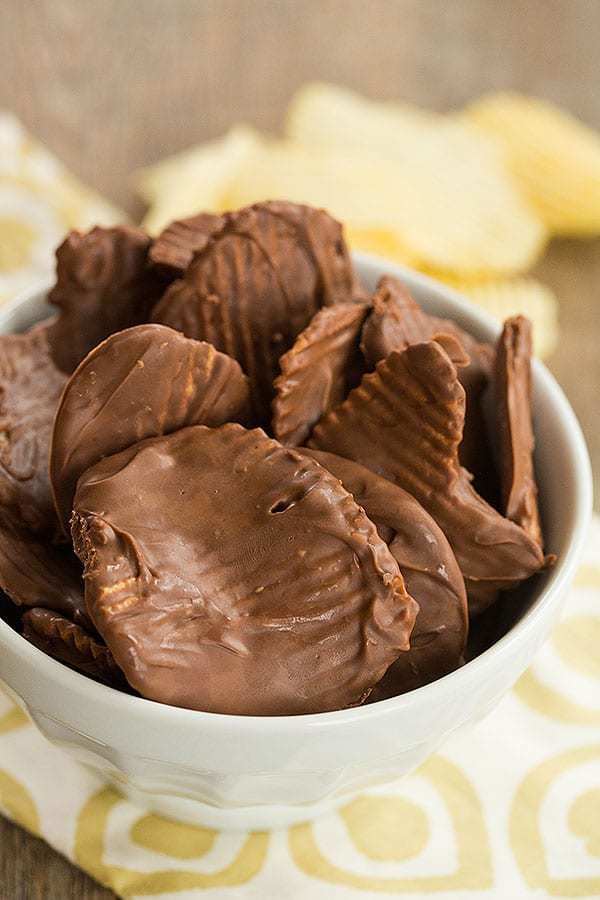 Chocolate-covered potato chips Chocolate Covered Potato Chips Recipe