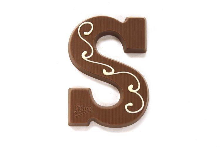 Chocolate letter Dutch Chocolate Letter Chocolaterie Stam