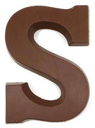 Chocolate letter St Nicholas Center Chocolate Letters